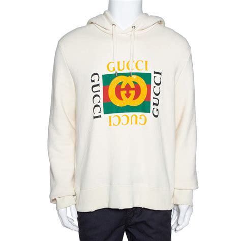 cream gucci hoodie|gucci hoodie black.